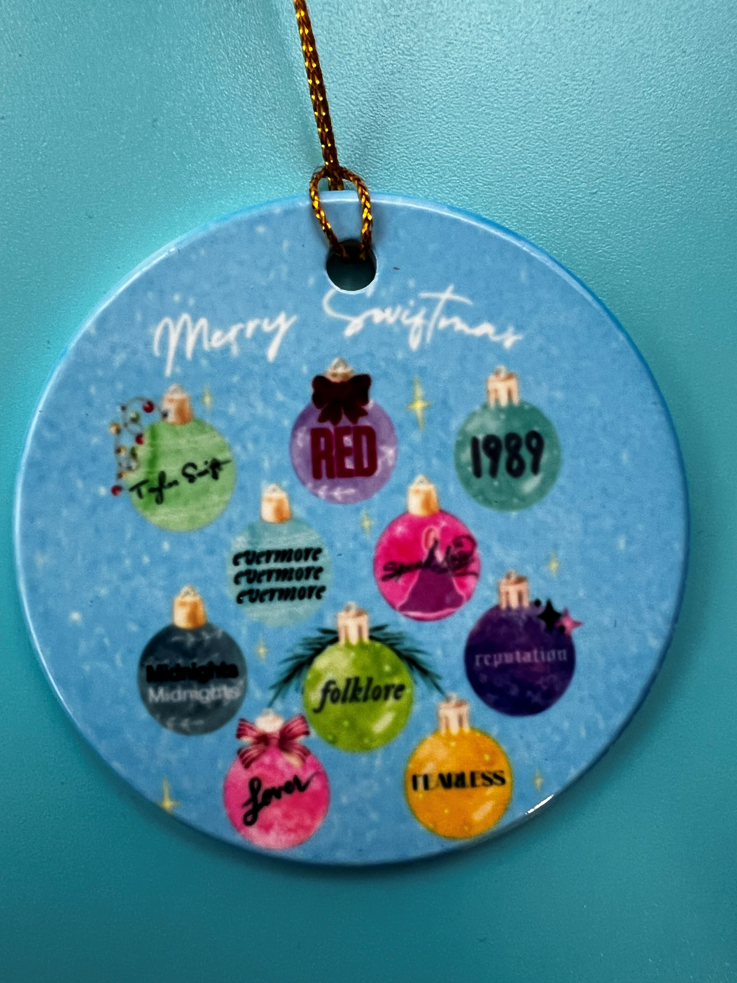 Christmas Ornament - Taylor Swift