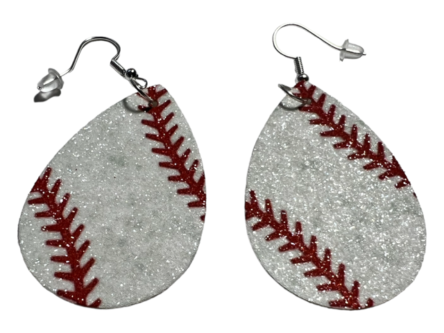 Baseball Earrings