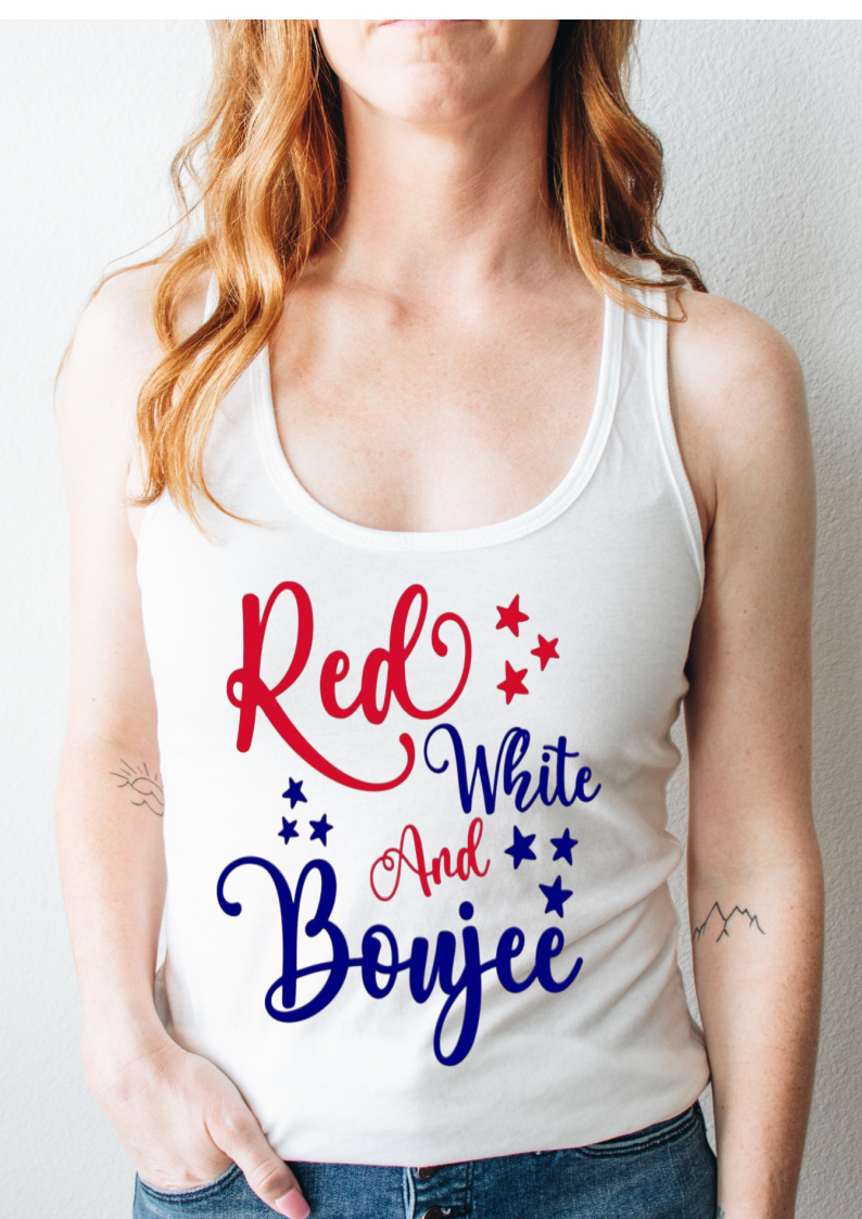 4th of July tank top
