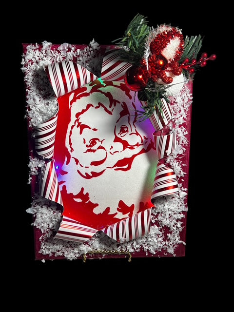 Christmas Busted Santa Canvas