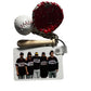 Baseball keychain or bag tag
