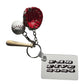 Baseball keychain or bag tag