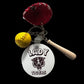 Softball keychain or bag tag