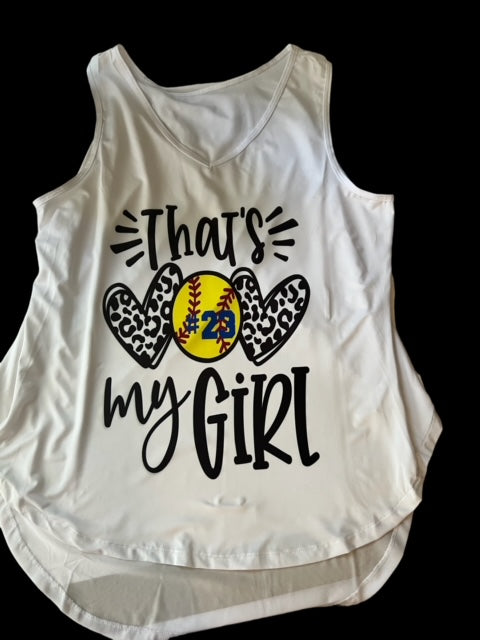 Sleeveless Softball shirt for Mom