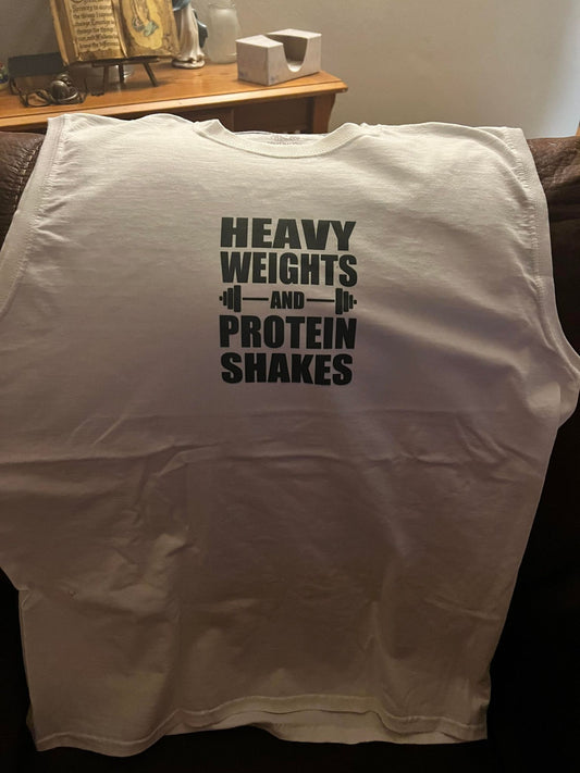 Heavy Weights & Protein Shakes T-Shirt