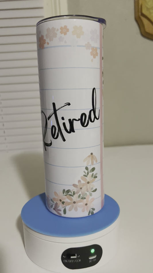 Retirement tumbler