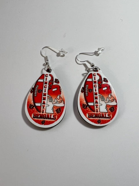 Cincinati Bengel Earrings