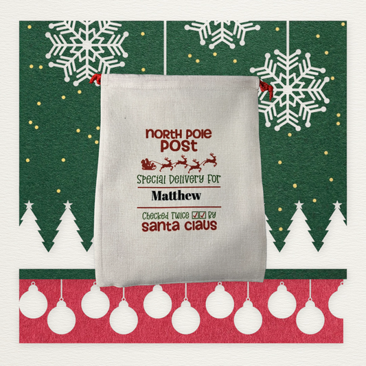 Personalized Santa Bags