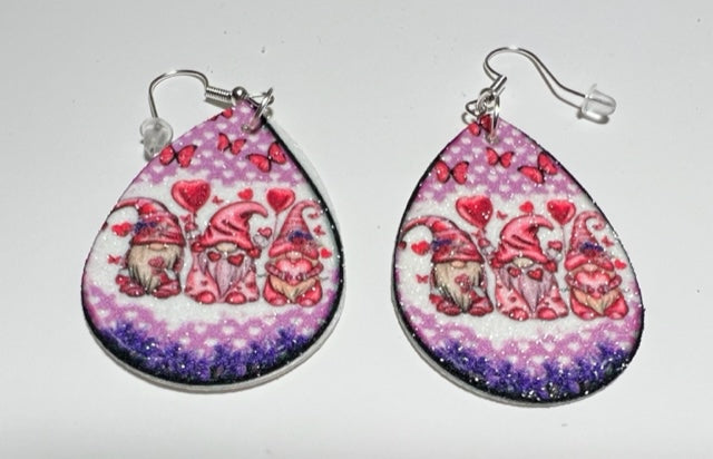 Valentine's Day earrings
